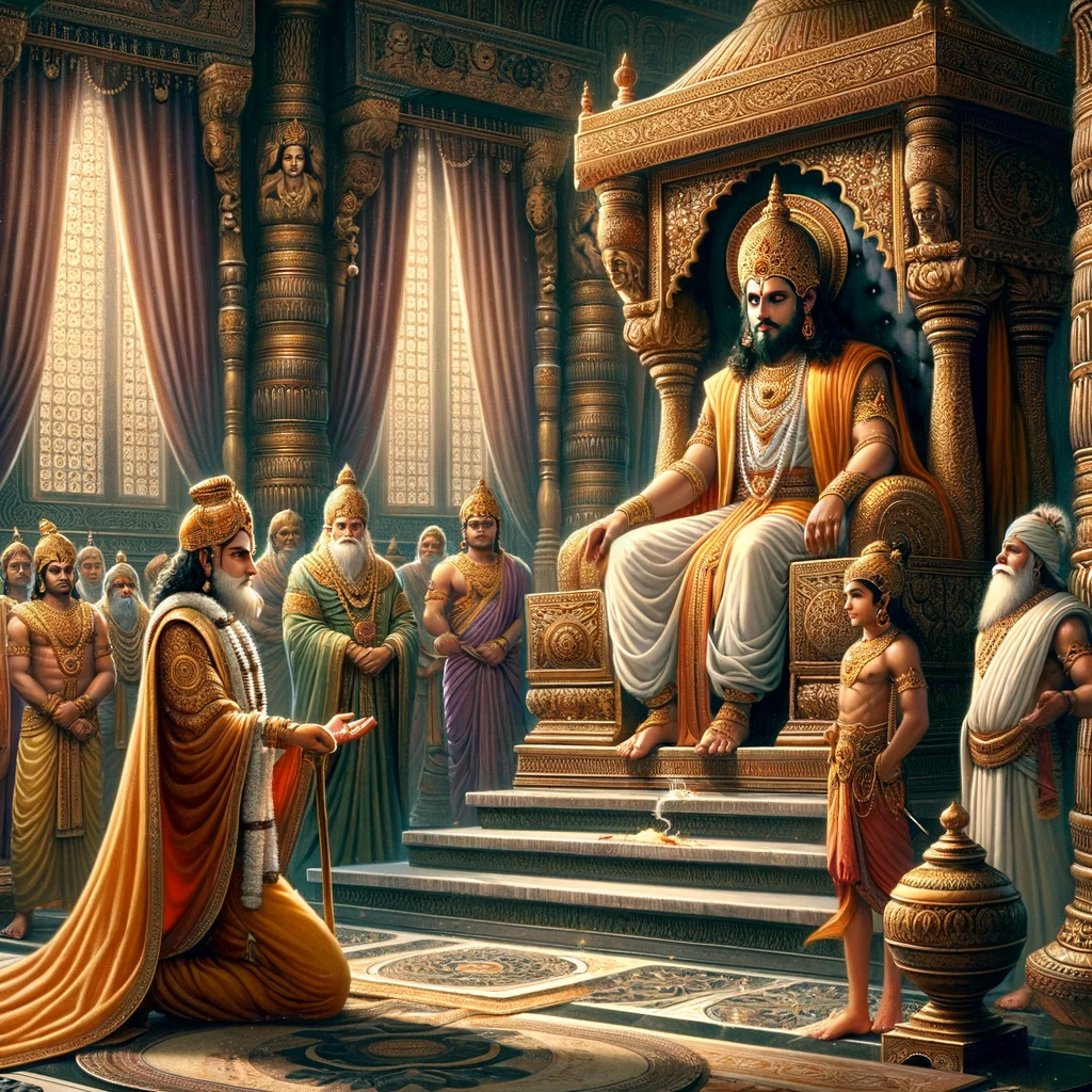 Vishvamitra Asks King Dasharatha for Rama